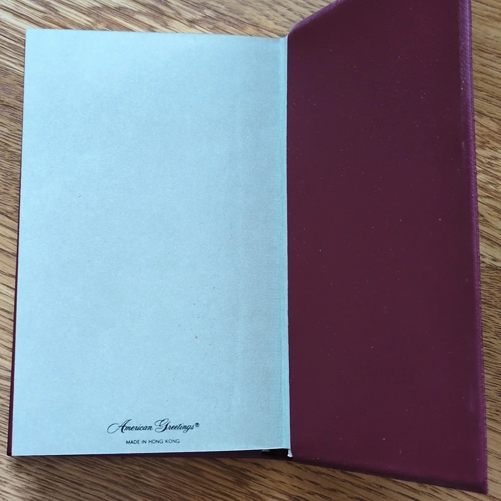 Travel Record vintage book journal American Greetings notes
